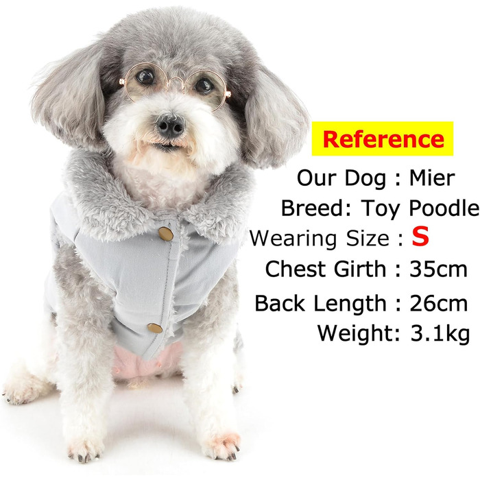 Зуена Тепла куртка для собак маленьких порід, флісова підкладка, для цуценят, зимовий одяг з кільцем для повідка, захист від холоду, жилетка, куртка, антель, Чихуахуа, іграшки для собак, Пудель, Зелений, розмір XL