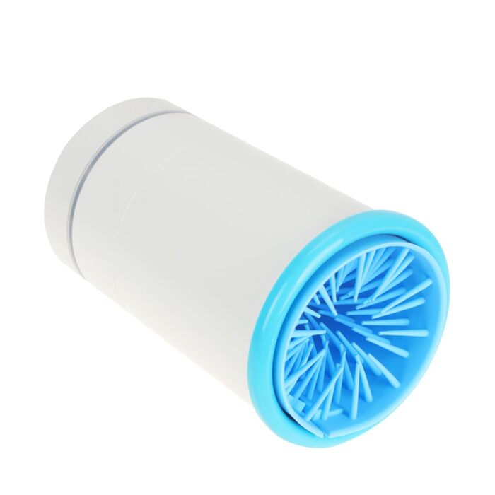 Електрична мийка для лап домашніх тварин UKCOCO з USB-зарядкою та ротаційним набором для миття кігтів. Гнучкий силіконовий посудина для ефективного очищення.