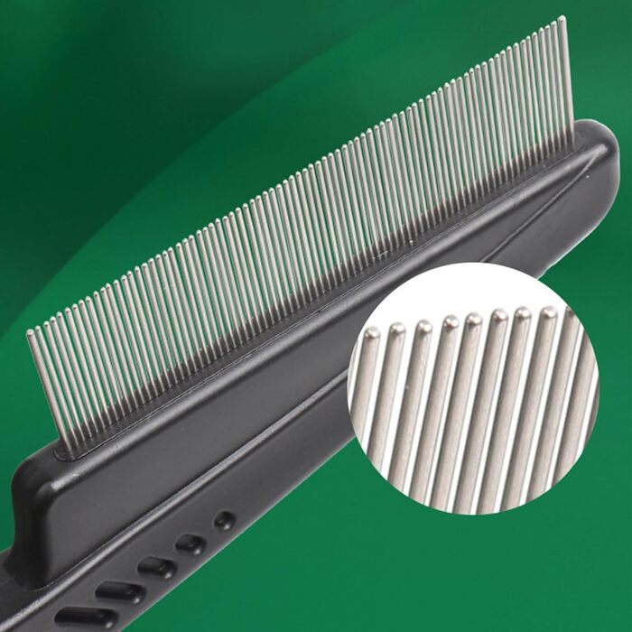 Камбінoваний гребінець для видалення шерсті котів та масажу з ABS пластику. Підходить для собак, сприяє гладкому хутру та зменшує випадіння шерсті. Ергономічна щітка для тварин (3 червоні, 3 сині)