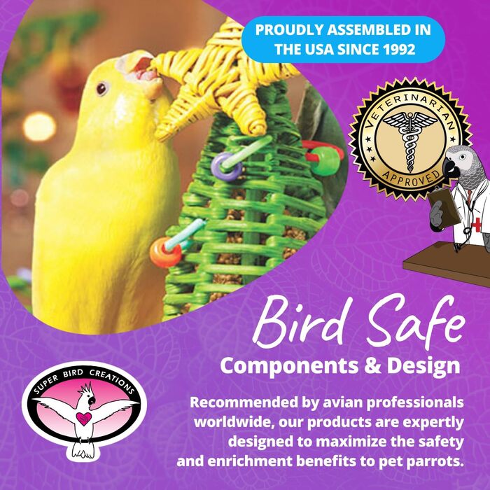 Іграшка для папуг Super Bird Creations Ялинка, міні