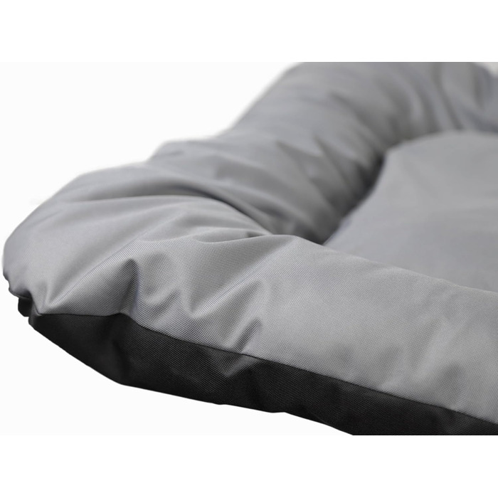 Гіркий корзинка для собак Kistenkolli Altes Land Winston XL з дерева 100x60x25 см з подушкою (сіра)