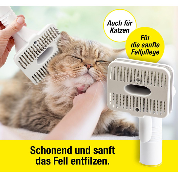 Набір для грумінгу тварин CARRERA [7 в 1]: пилосос, машинка для стрижки шерсті, щітка, 450W, 3,3L (собаки, коти)