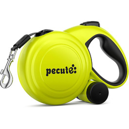 Рулетка для собак Pecute 10 м, повідок-рулетка з антиковзною ручкою, 360° без заплутування, швидке гальмування, для собак до 50 кг