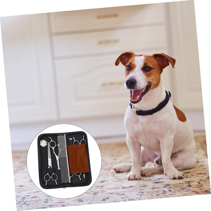 Ножиці для стрижки собак INOOMP з нержавіючої сталі, тример для грумінгу домашніх тварин, професійний інструмент для догляду за шерстю