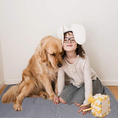 Підгузки для собак Kooltail - водонепроникні килимки для туалету, неслизькі пелюшки для цуценят, багаторазові пелюшки для вигулу собак, 86 x 26 см (2 шт.), сірий