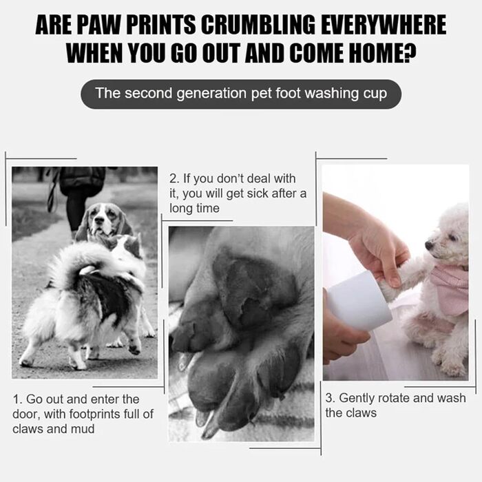 Очисник лап для собак, силіконовий, портативний. Видаляє бруд та сміття з лап собаки з рушником. Зелений колір