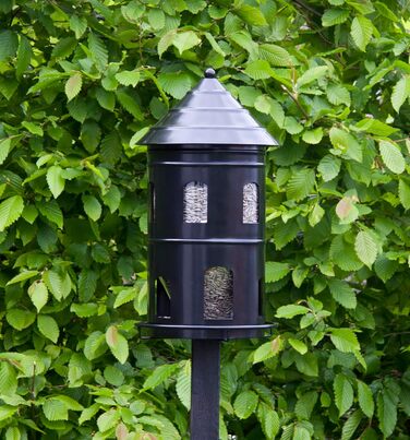 Годівниця для птахів Wildlife Garden WG326, велика, металева, чорна