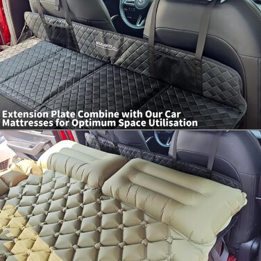 Підставка для авто-ліжка EULANT: розширює заднє сидіння для комфорту собак та відпочинку в дорозі (штучна шкіра)