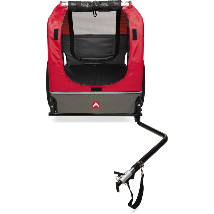 Причіп для велосипеда для собак Deluxe Getaway Solids M, червоний – для прогулянок