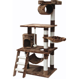 Дряпка для котів Go Pet Club, 157 см, коричнева, модель F68
