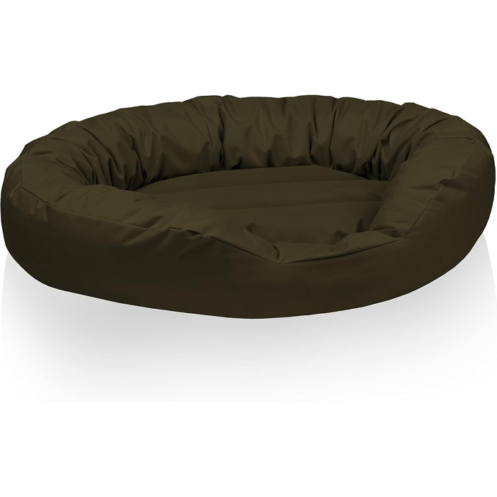 BedDog® Hundebett Sunny: велике овально-кругле собаче ліжко з Cordura, XXXL, RED-Wine (85x50x23 см)