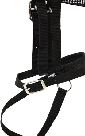 Сбруя 'Lotty' для іграшкових та дерев'яних коней PFIFF 103126, іграшкова тренса, універсальний розмір (чорний)