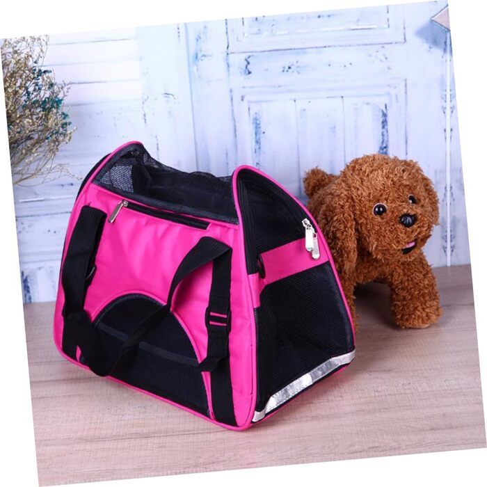 Тойзфренді: М'яка дихаюча переноска для собак з сітчастими віконцями, стійка до подряпин, з регульованими, м'якими ременями для подорожей, кемпінгу та прогулянок з маленькими тваринами, зелена