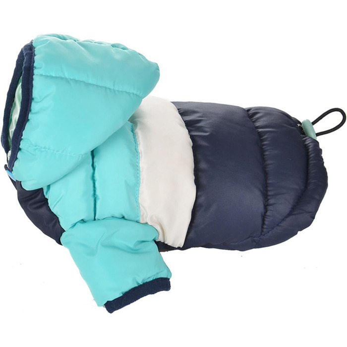 Зимовий одяг для собак GIBZ: теплий водонепроникний зимовий одяг з капюшоном для маленьких собак, XL, помаранчевий