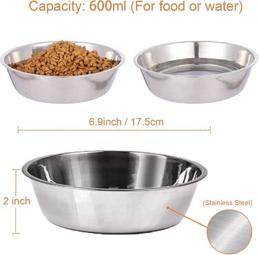 Підвищена годівниця для собак Satauko з 3 рівнями регулювання, дерев'яна годівниця для великих собак з двома мисками з нержавіючої сталі, протиковзна годівниця, миска для води та їжі. Сіра