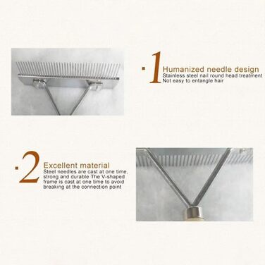 Щітка для собак, інструмент для догляду за шерстю, професійна якість, ефективне видалення шерсті