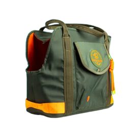 Сумка для собак Dog with a Mission | Переноска для собак | Сумка-переноска для тварин | Зелена/Помаранчева | 47 x 34 x 20 см