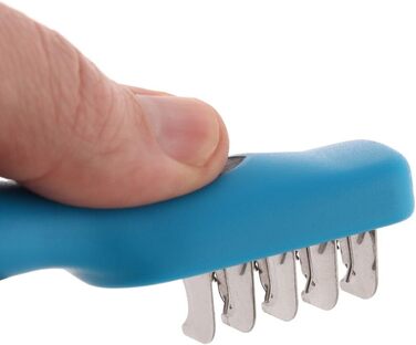 Грумінг-гребінець GROOM PROFESSIONAL для собак - видалення ковтунів, 5 зубців, неслизька ручка