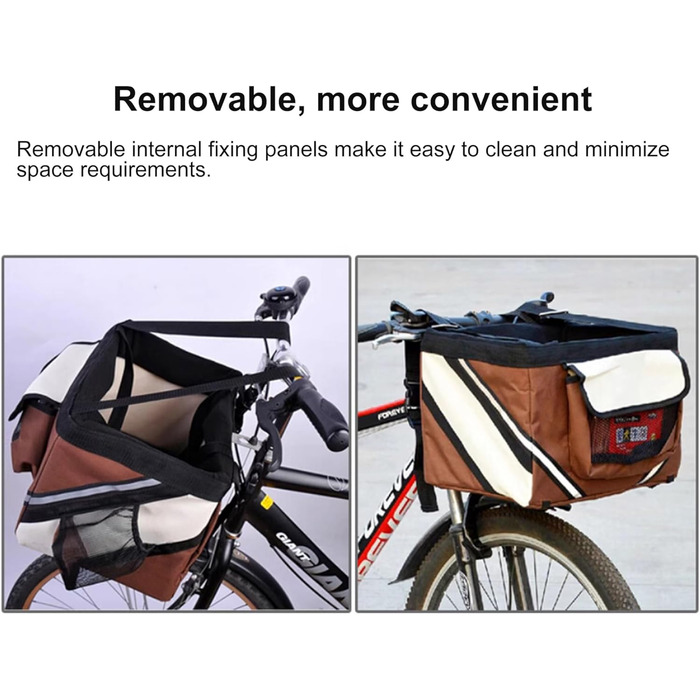 Велосипельна переноска для собак DONGXIAO, рюкзак для тварин, чорний, Oxford-Gewebe, до 6 кг