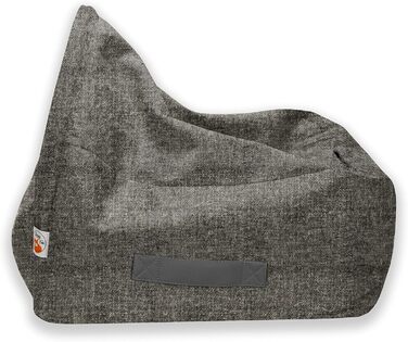 Sleepy Fox® Преміум Печера-ліжко для собак та котів - Нагороджений, запатентований дизайн (Medium: 85w x 75d x 55h cm, Сірий велюр)