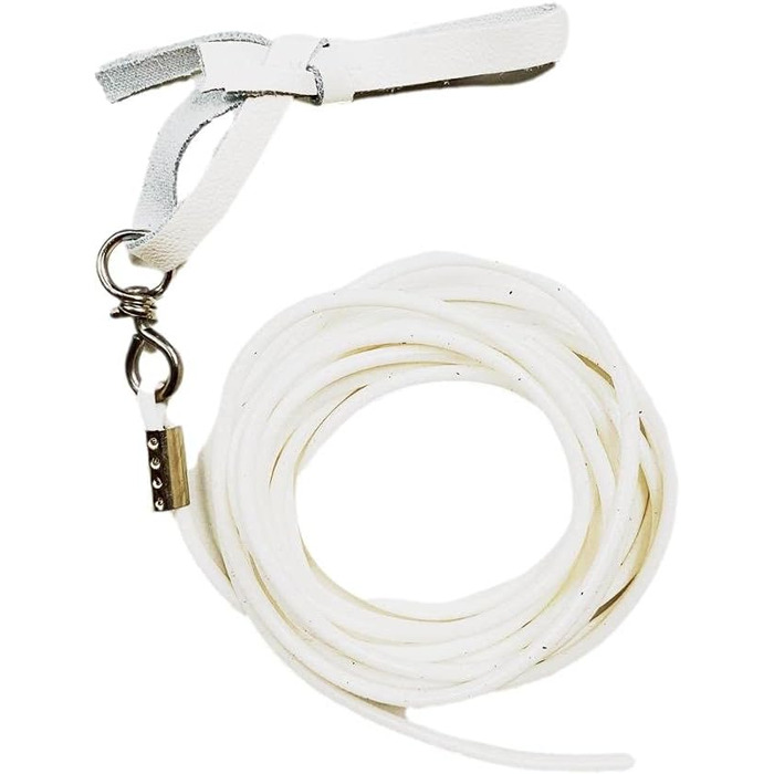 Вольтижерська батиска (longierriemen) JA Horse з нержавіючого металу, шкіряний батіг, силіконовий контактний жезл, 400 см, Made in Germany