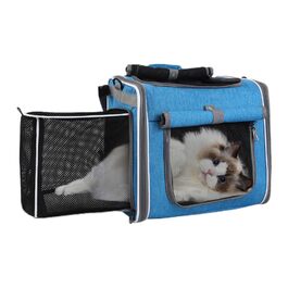 Корзина для собак на велосипеді | Транспортна корзина для тварин - регульована сумка-рюкзак для велосипедних прогулянок, кемпінгу, подорожей