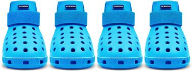 Чоботи для собак: захист лап, водонепроникні, зручні, дихаючі, антиковзні, легкі в догляді. Підходять для літа та зими (M, Blue)