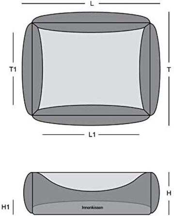 Крісло-ліжко для собак Dreamy з мікрофібри, ортопедичне, 130x110 см, срібне