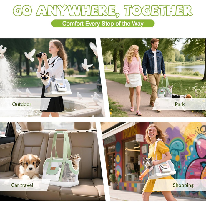 Транспортна сумка для собак та котів ALLSOPETS, рожева: легка, дихаюча, для подорожей та ветеринара