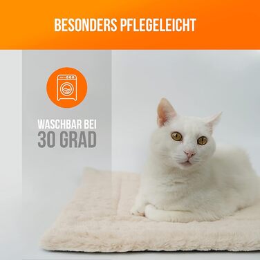 Підстилка для домашніх тварин, ковдра для собак та котів, підстилка для котів та собак (сірий/бежевий, 70 x 50 см)