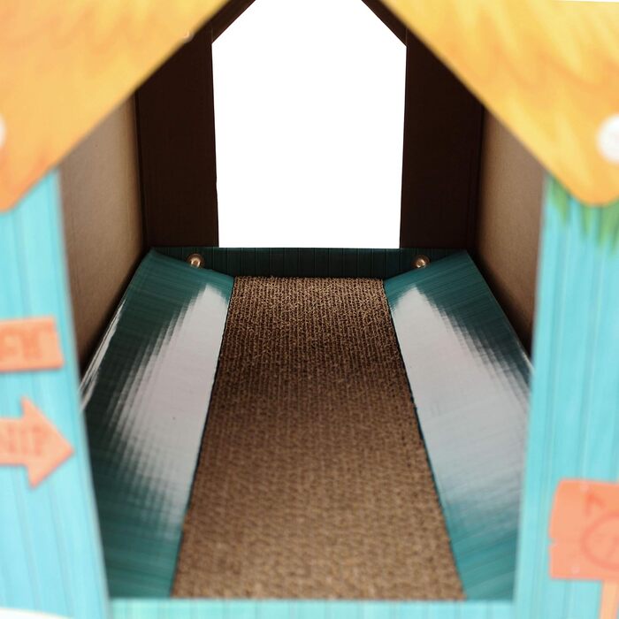 Будиночок для котів з кігтеточкою та котячою м'ятою Summer Kitty Cove