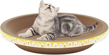 Круглі картонні іграшки-кігтеточки для котів, ліжечко-чаша, картонні когтеточки для кошенят, середніх котів