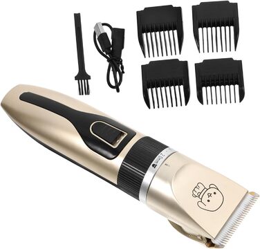 Електрична машинка для стрижки собак Supvox з титановими лезами, тиха та з низькою вібрацією, безпечне стриження вух, морди та лап, для собак та цуценят