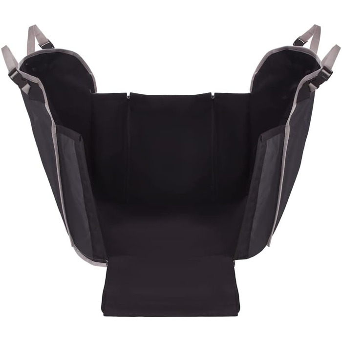 Накидка на сидіння автомобіля для собак - чорна, водовідштовхувальна, антиковзаюча, захист від бруду та подряпин, для собак середніх та маленьких порід, цуценят