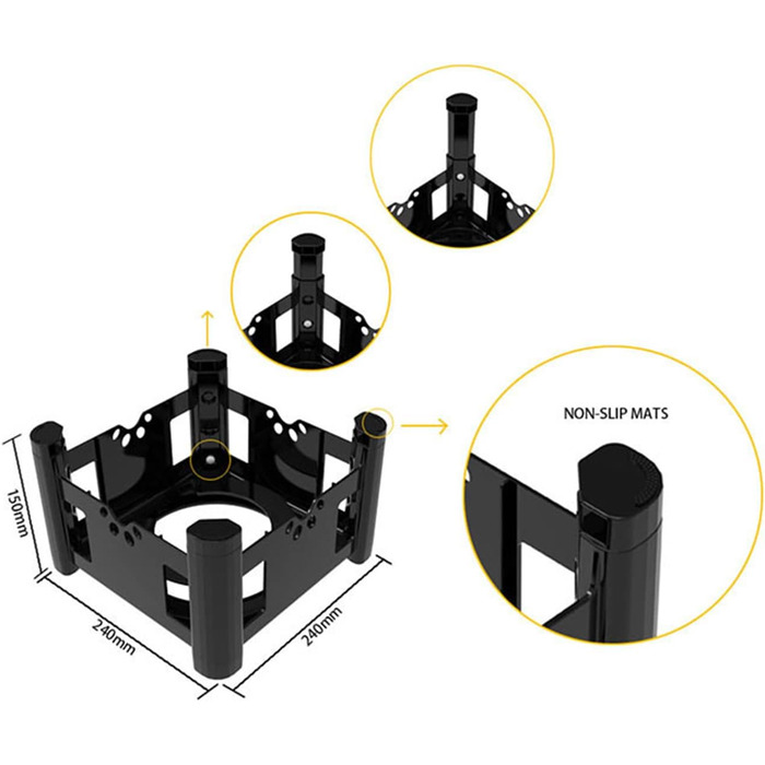 Підвищений годівниця для собак Felenny, 3 регульовані висоти, антипроливання, повільний диспенсер для води та корму, великі, середні та малі породи собак та котів