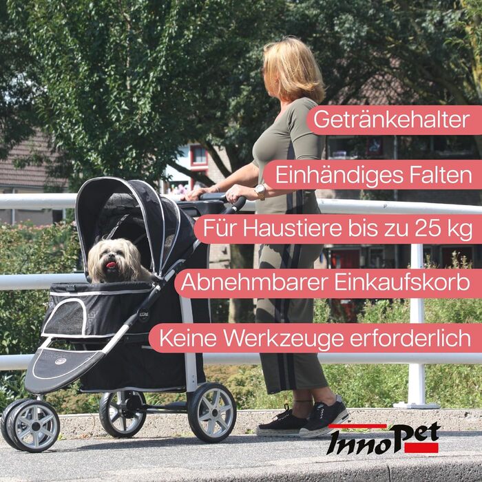 Захист від дощу та вітру для дитячого візка Innopet Monaco, сітчасте вітрозахисне скло без блискавки