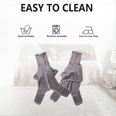 Теплий флісовий халат для грейхаундів, одяг для віппетів з ніжками, вітрозахисний комбінезон з коміром-стійкою для собак, флісовий халат для собак, теплий зимовий светр для віппетів, лахкан, салускі (S, сірий)