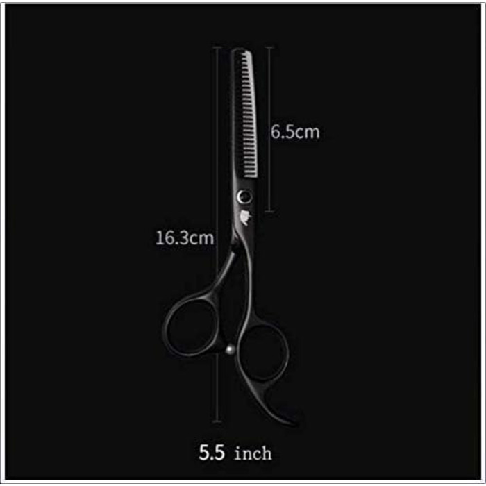 Набір для грумінгу собак: професійні ножиці для стрижки, витончувальні ножиці, тример для собак та котів, 6-дюймові та 5,5-дюймові ножиці з нержавіючої сталі