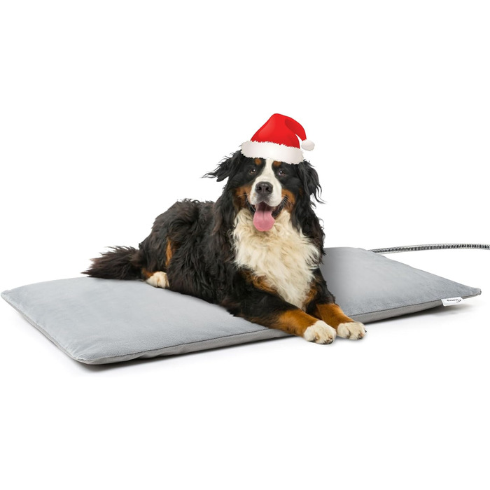 Топіркова ковдра Toozey для домашніх тварин з водонепроникним покриттям та кабелем, стійким до кусання, автоматичне регулювання температури, 70x40 см, сіра