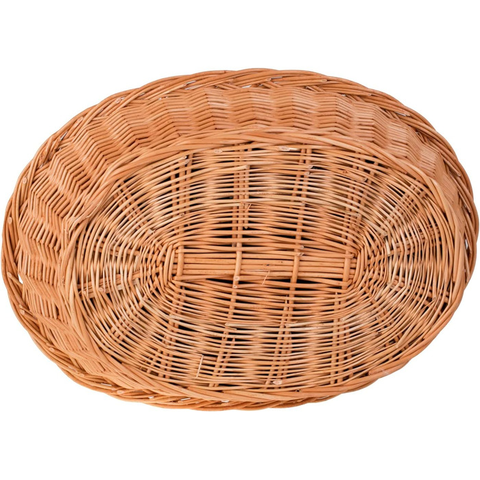 Корзина для собак з лози, корзина для тварин, корзина для котів (Чорний, 100x75 H27)