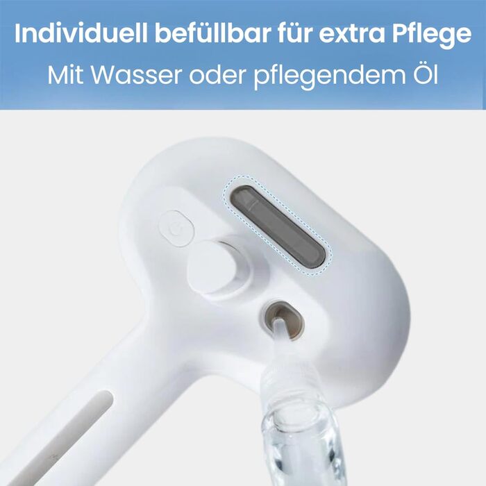 Фелліс 3-в-1 Щітка для котів з розпиленням та парою, масажна щітка для видалення шерсті для котів та собак, біла, 1 шт.