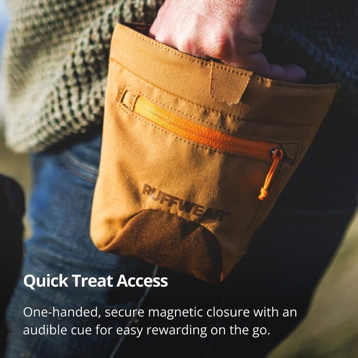 Сумка для ласощів Ruffwear Treat Trader з регульованим поясом, колір Brown Bear (Blue Pool)