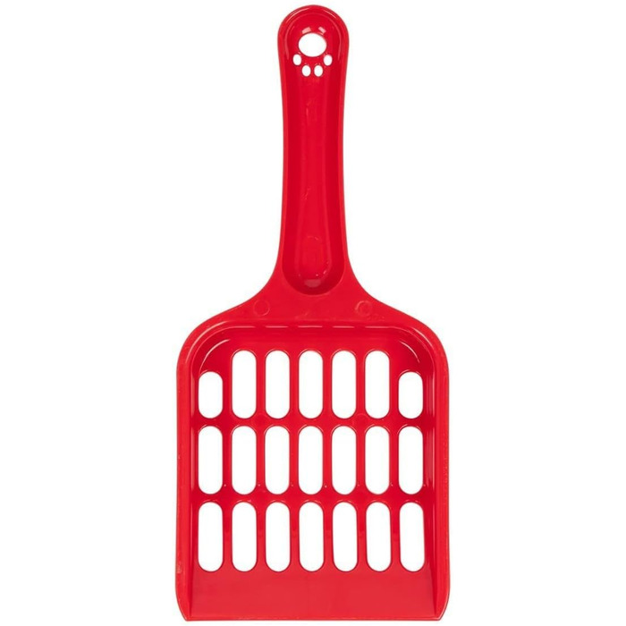 Котлочистка Iris Ohyama PNE-500H, біла, овальна, без кришки, для котів та кошенят, велика, BPA-free, з совком