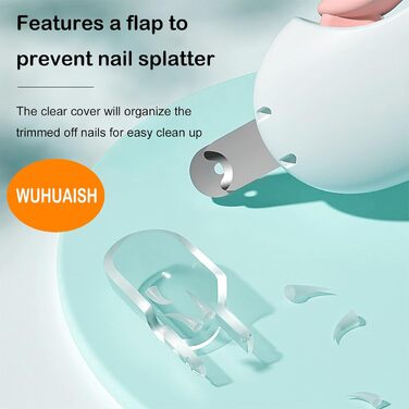 Регульовані ножиці для обрізання кігтів домашніх тварин з 4 розмірами, захистом від травм, прихованим напильником та неслизькою ручкою для собак, котів та дрібних тварин