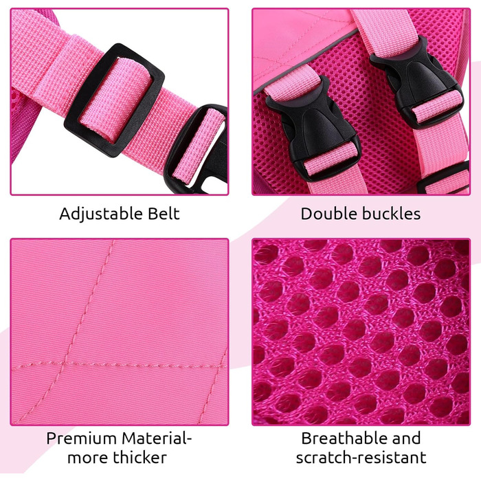 Спасальний жилет для собак Konvinit, рожевий, XL (65-85 см)