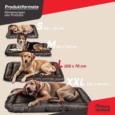 Лежак для собак і котів all Pets United® 100x70 см, водонепроникний, для дому та вулиці