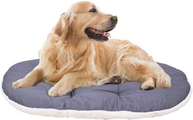 Крісло-лежанка для собак FERPLAST XL, бежеве, 100 x 63 см - миється, м'яке, для будки, машини