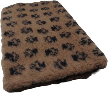 Кімоно для собак Vet-Bed Softbed Dry-Bed: вологостійкий килимок для собак, 1м x 0,80м (колір: коричневий + чорні лапки)