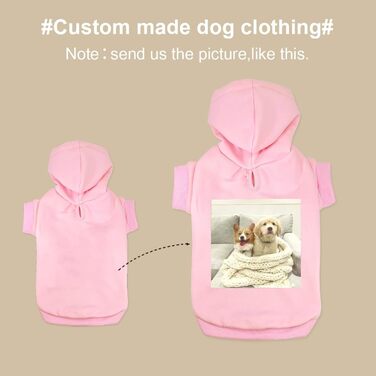 Персоналізований пуловер з капюшоном для собак, з іменем та номером, зимовий одяг для собак