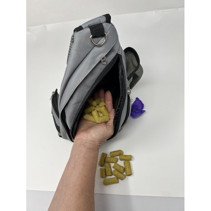 Сумка для тренування собак Paw Leckerli, сіра, стандартна (1 шт.)